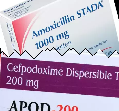 Amoxicilline contre Cefpodoxime