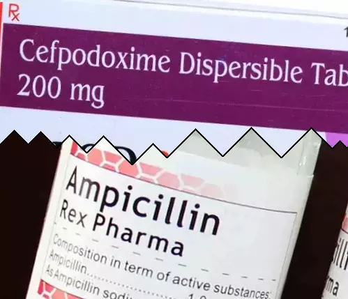 Cefpodoxime contre Ampicilline