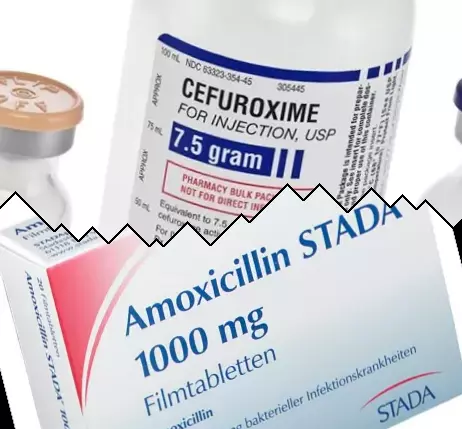 Céfuroxime contre Amoxicilline