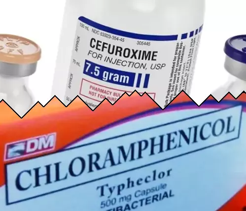 Céfuroxime contre Chloramphénicol