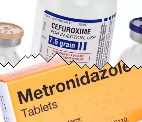 Céfuroxime contre Métronidazole