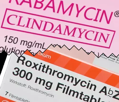 Clindamycine contre Roxithromycine