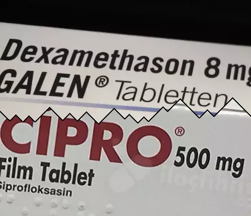 Dexaméthasone contre Cipro