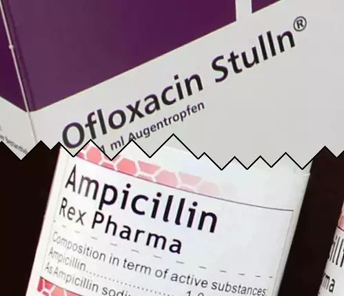 Ofloxacine contre Ampicilline