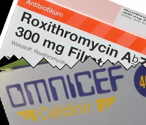 Roxithromycine contre Omnicef